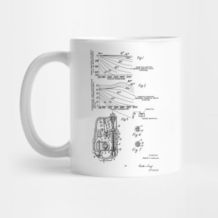 Control Mechanism for Adjusting the Fuel Engine Vintage Patent Hand Drawing Mug